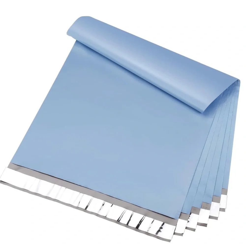 NWT - 25 Light Blue Poly Mailers - Picture 1 of 3